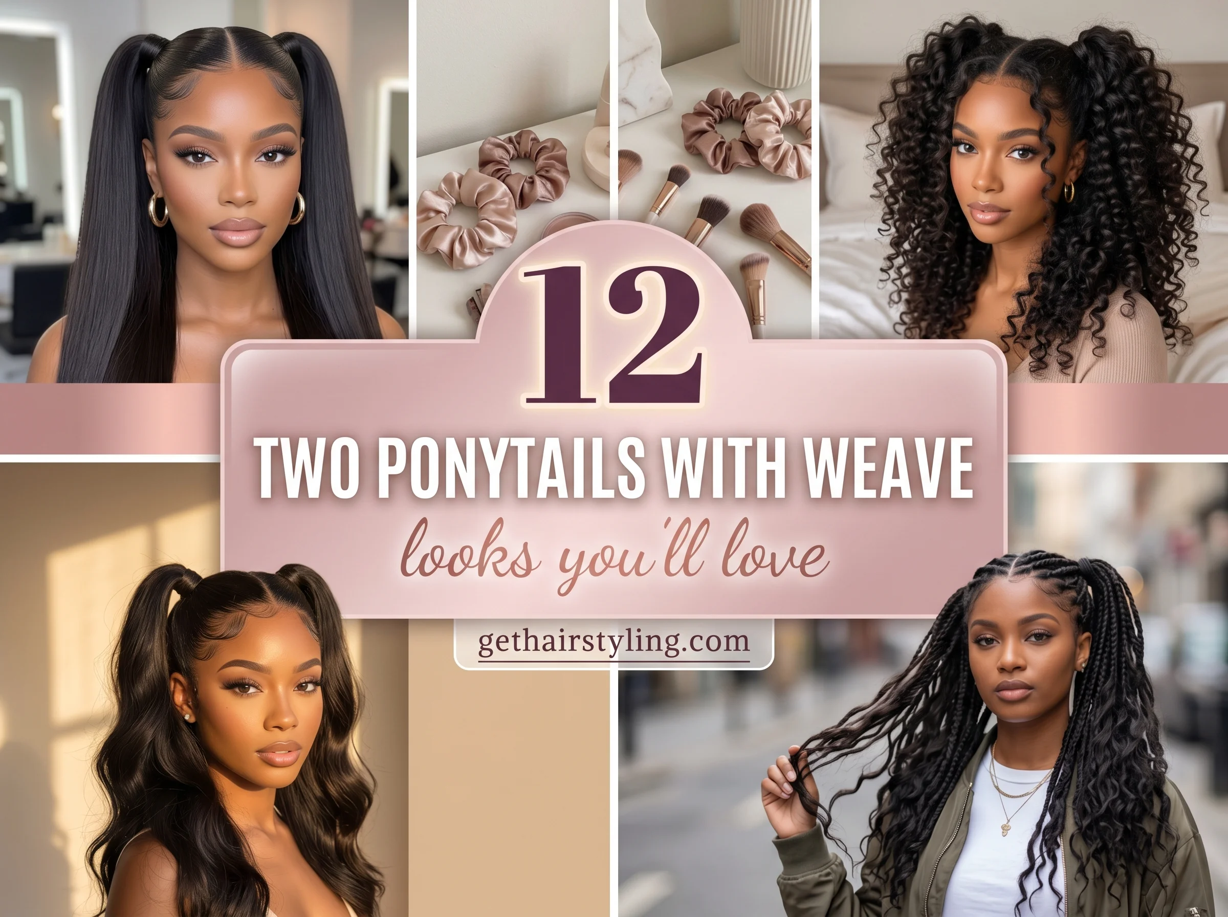 12 two ponytails with weave looks you’ll love