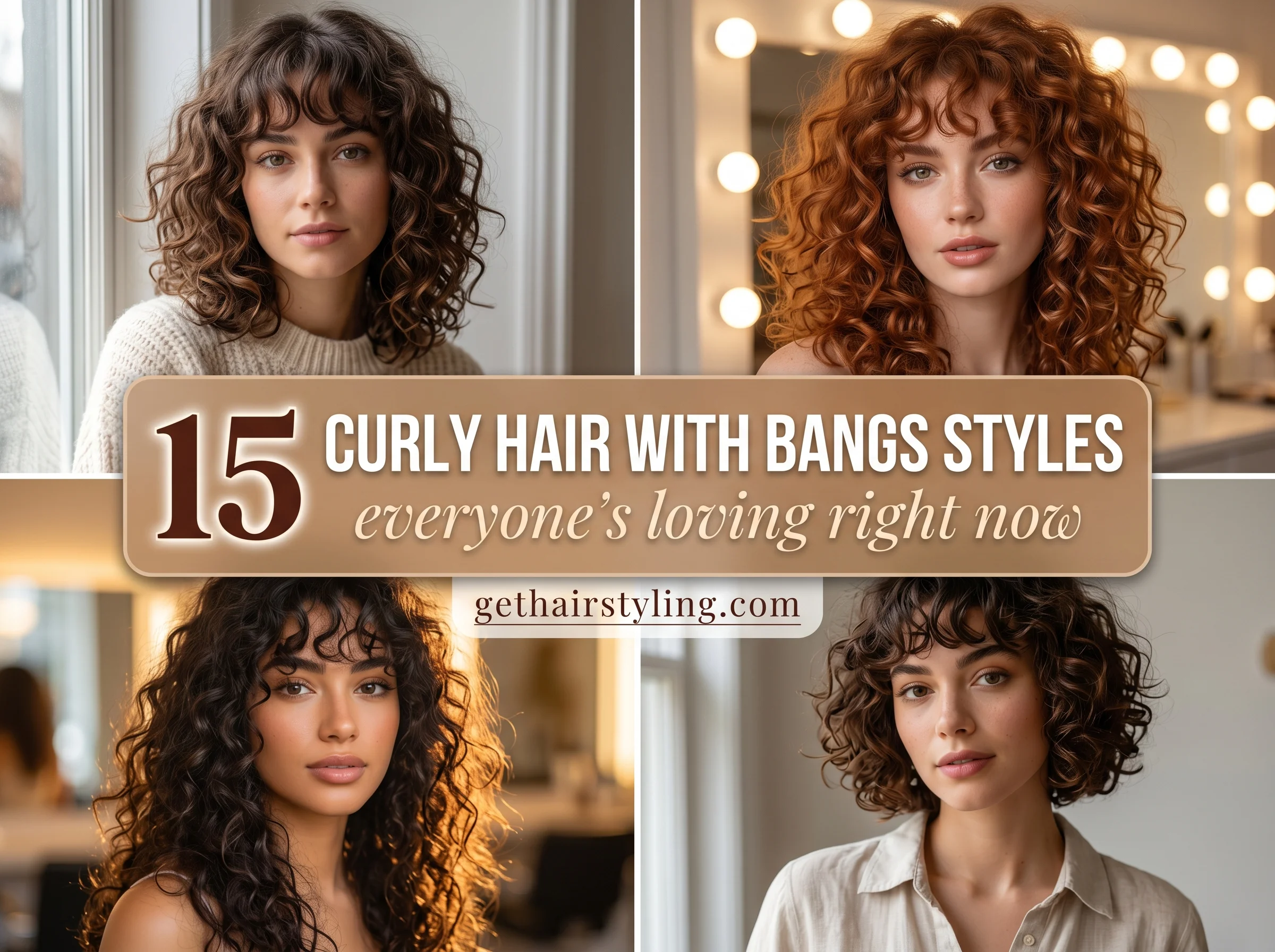 15 curly hair with bangs styles everyone’s loving right now