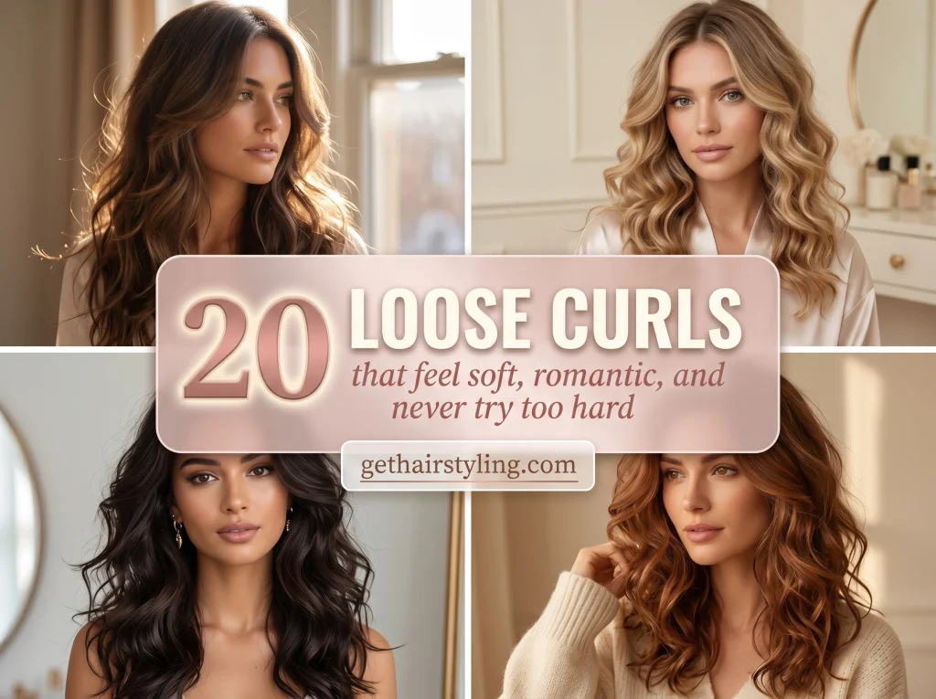 20 loose curls that feel soft, romantic, and never try too hard