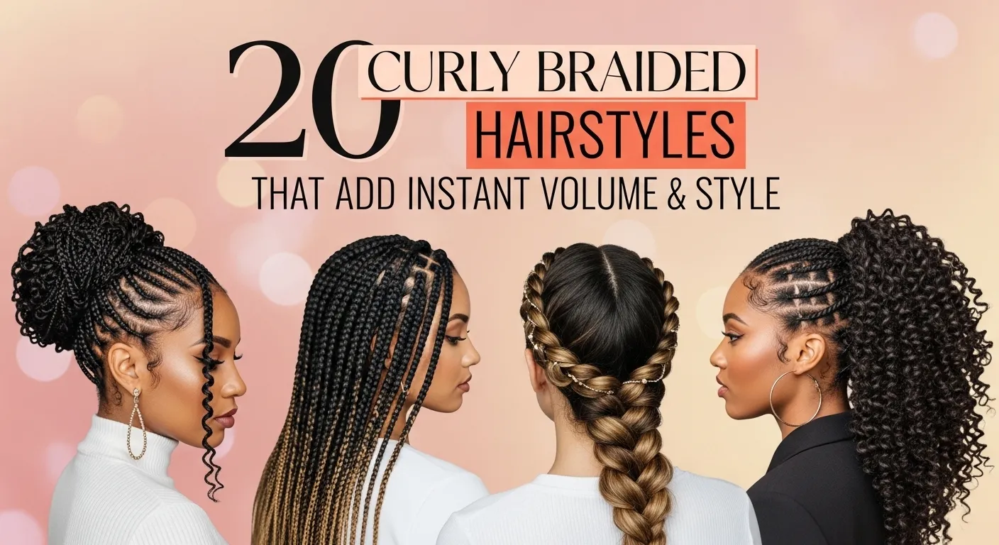 20 Curly Braided Hairstyles That Add Instant Volume & Style
