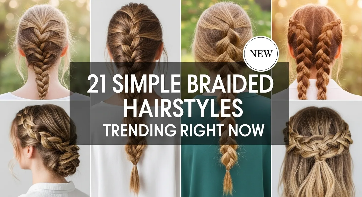 21 Simple Braided Hairstyles Trending Right Now