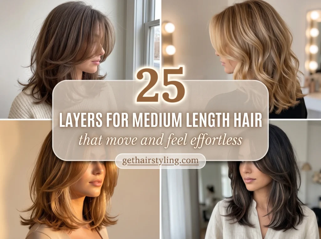 25 layers for medium length hair that move and feel effortless