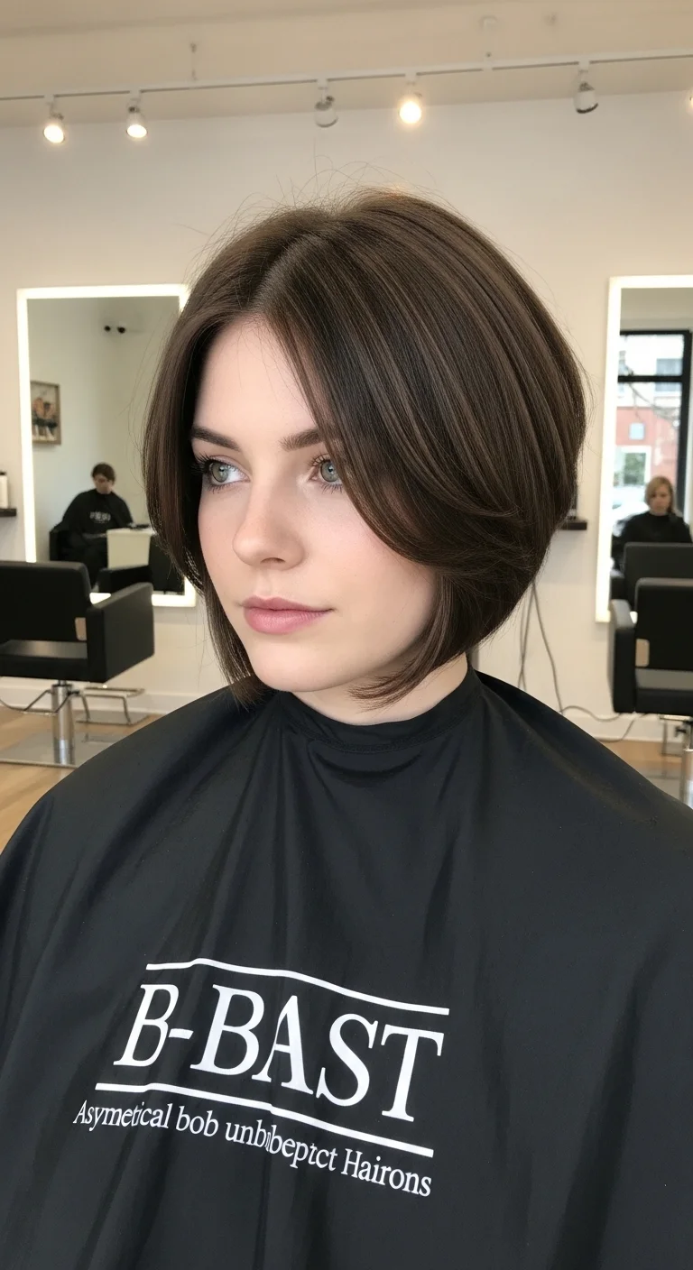 Asymmetrical Bob Haircut Idea