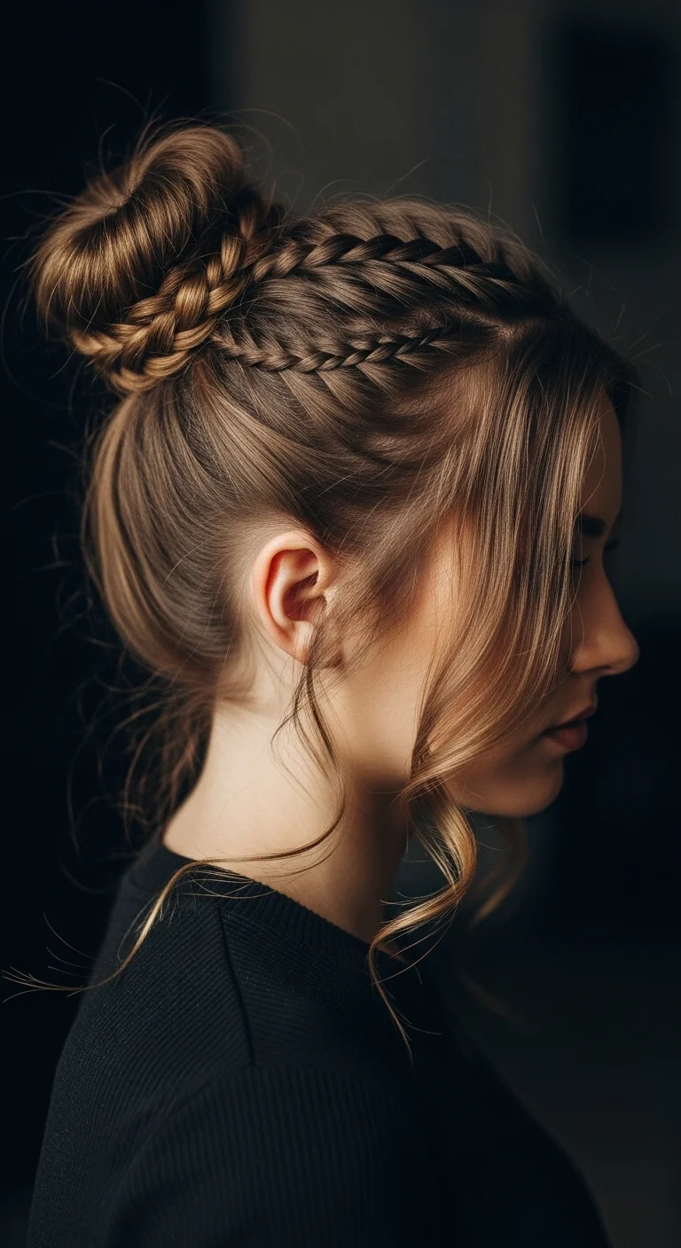 Braided Space Buns