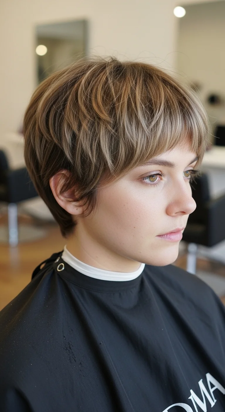 Butterfly Cut Short Hair Inspired Long Layers