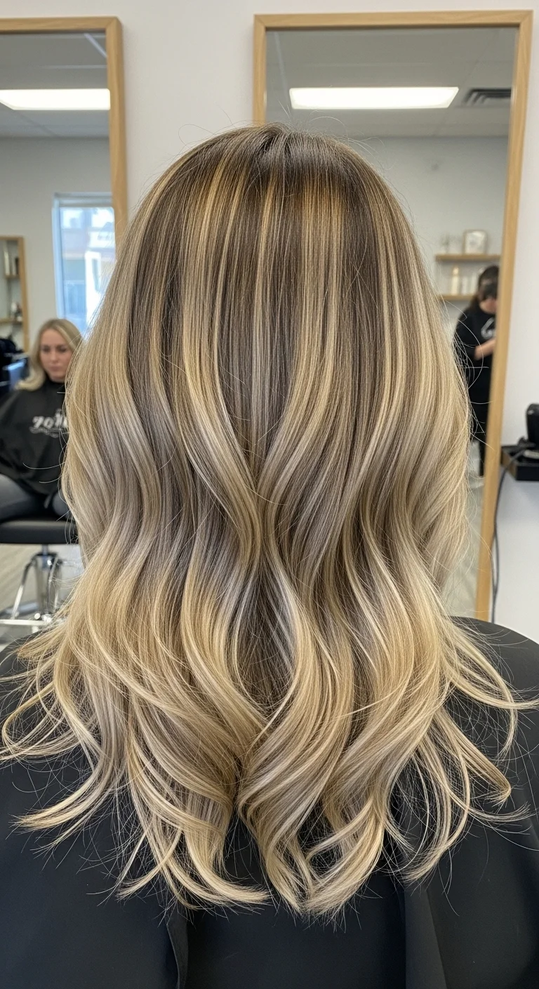 Champagne Blonde Micro Highlights