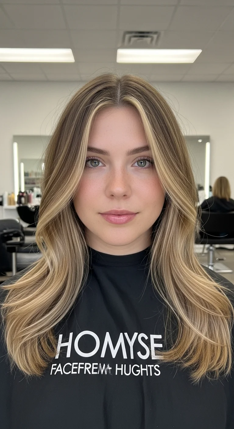 Face-Framing Honey Highlights