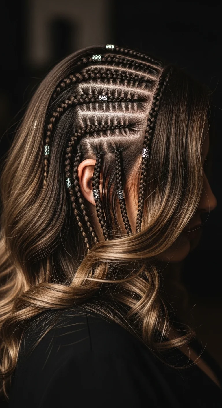 Fulani Braids with Beads