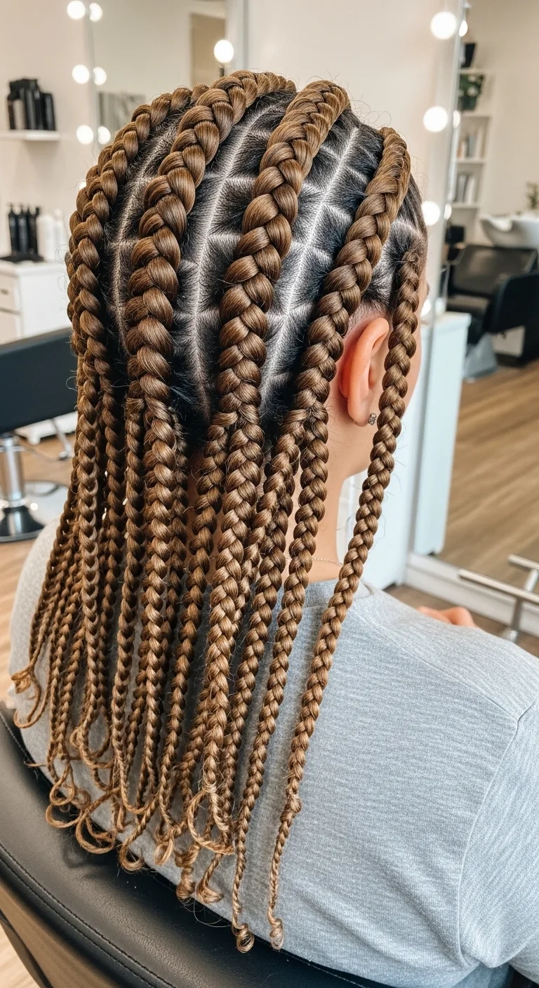 Ginger Braided Rope Twist Style