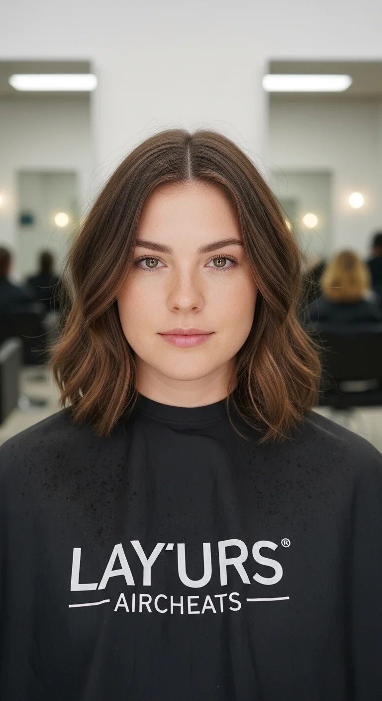 Layered Cut With Natural Air-Dry Texture