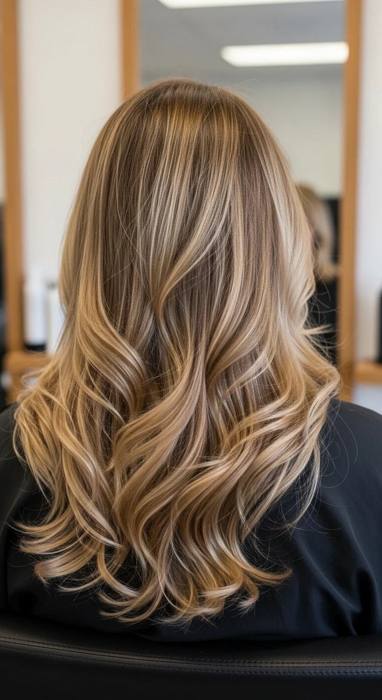 Long Layers with Soft Curls