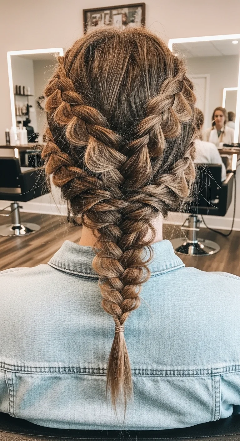 Messy Fishtail Braid
