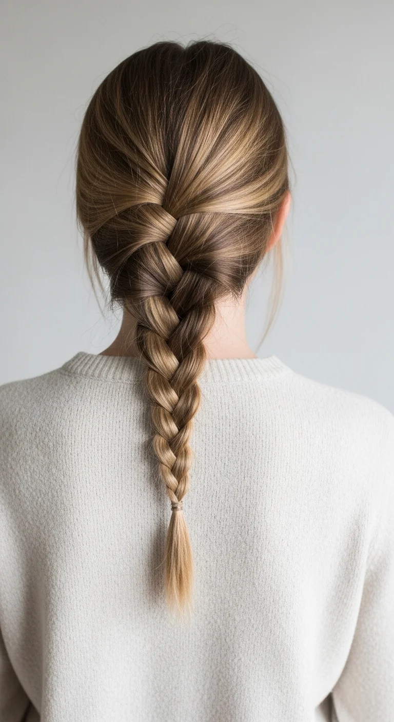 Messy Fishtail Braid