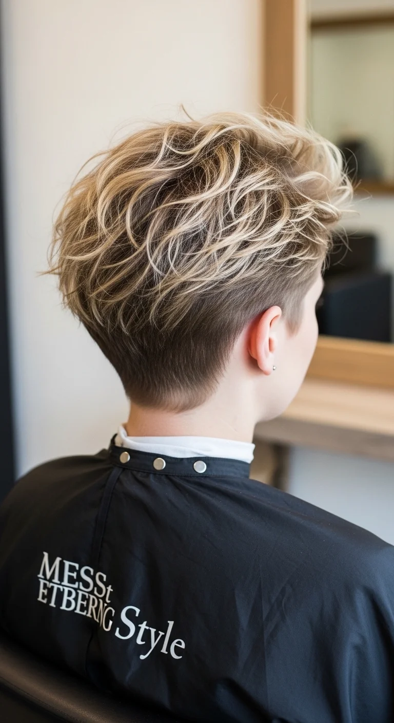 Messy Textured Crop Style