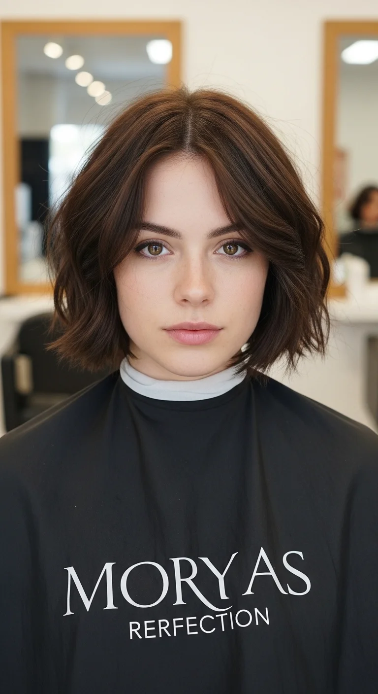 Modern Bob Haircut with Volume