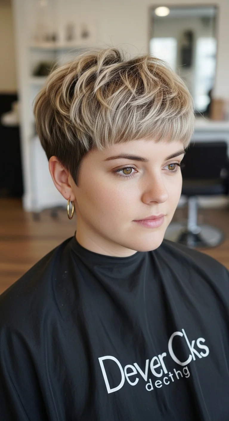 Pixie Cut Inspired Long Texture