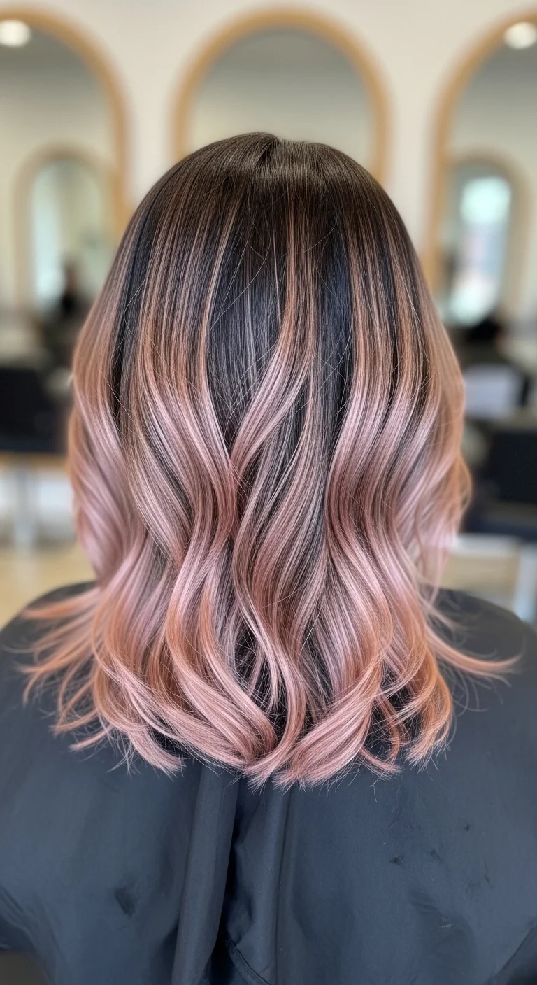 Rose Gold Accent Highlights