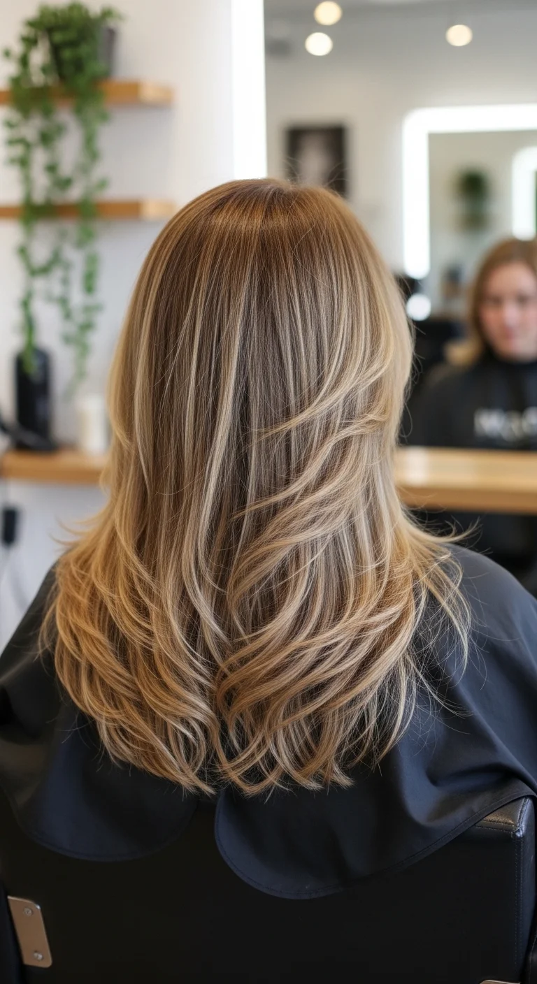 Sleek Straight Long Layers