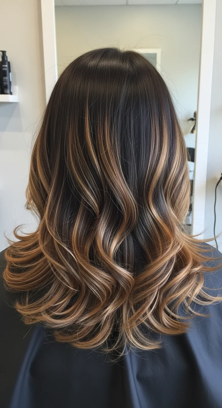Soft Caramel Glow Highlights