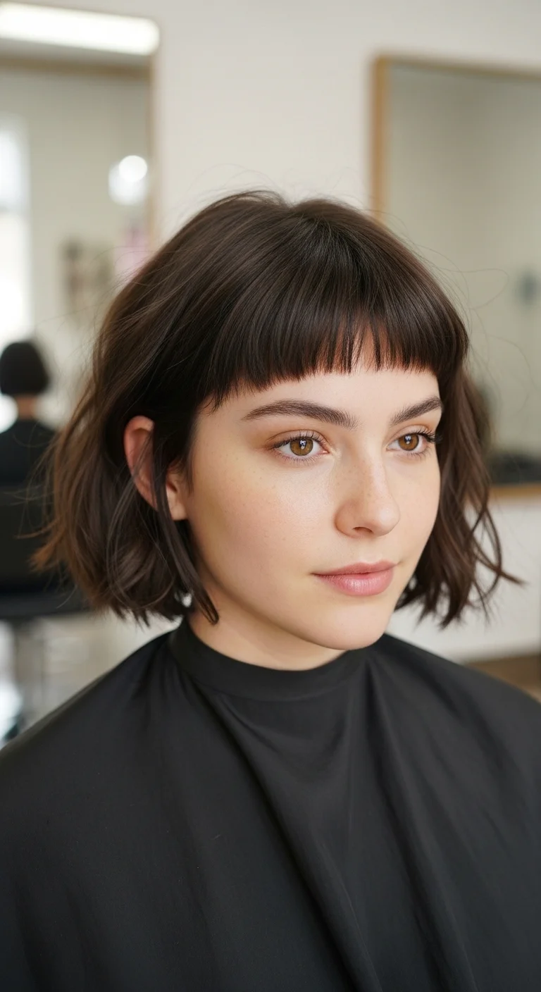 Soft Short Hair Inspiration with Micro Bangs