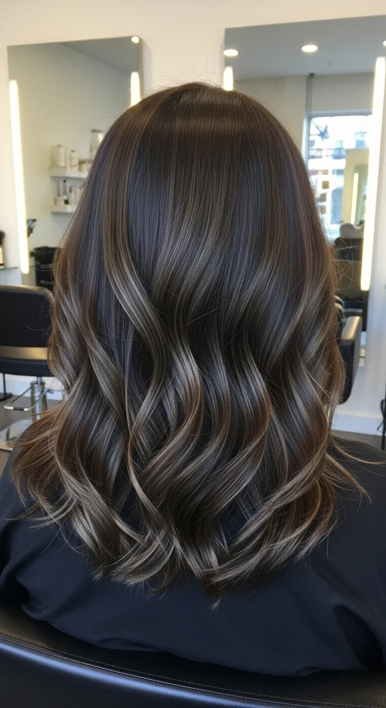 Subtle Ash Brown Highlights