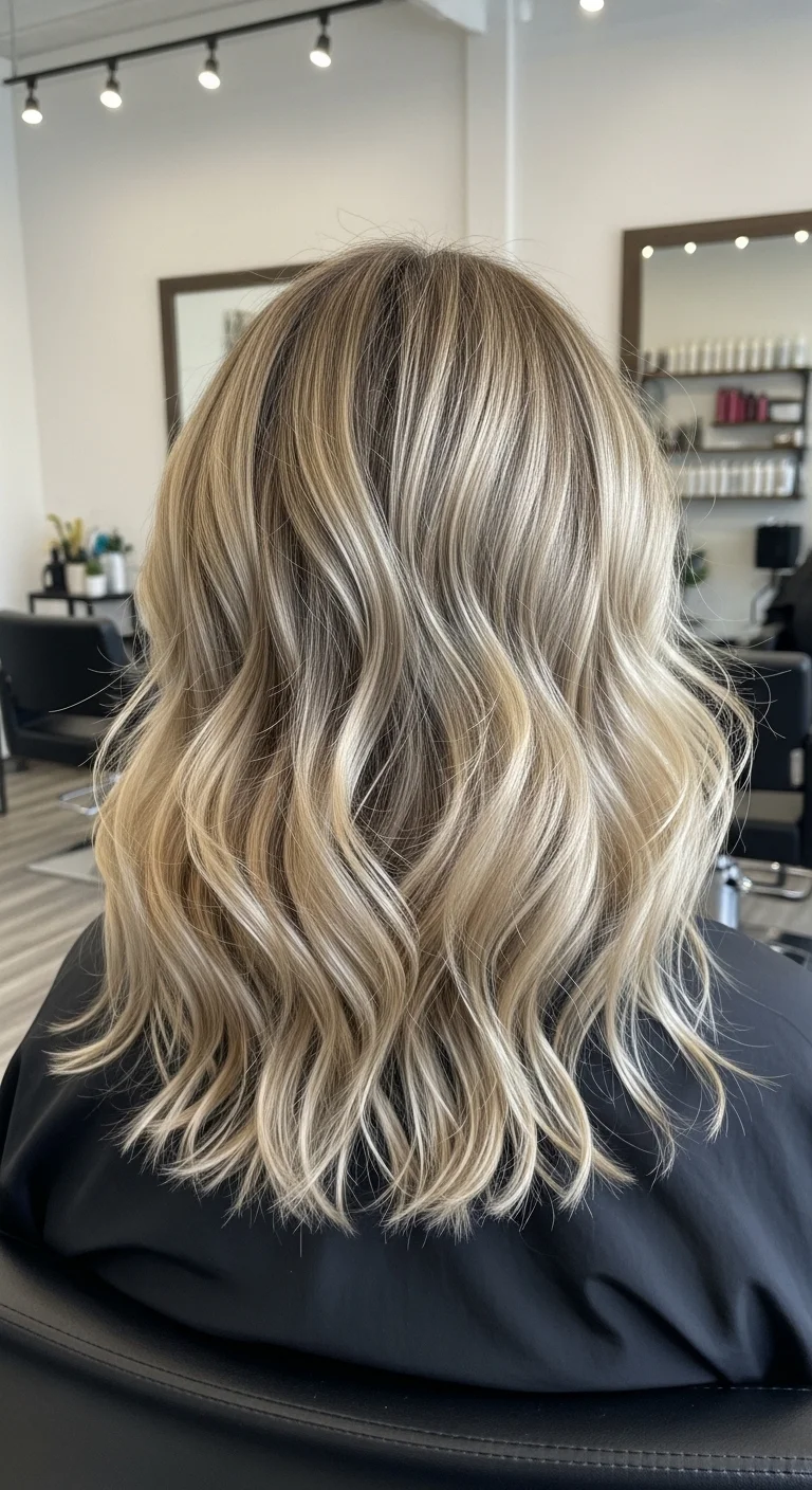 Textured Beachy Layers With Loose Waves