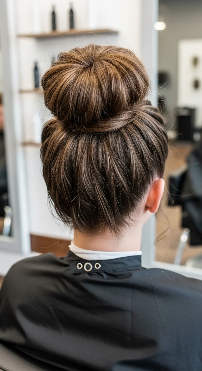 Textured Puff Bun Blend