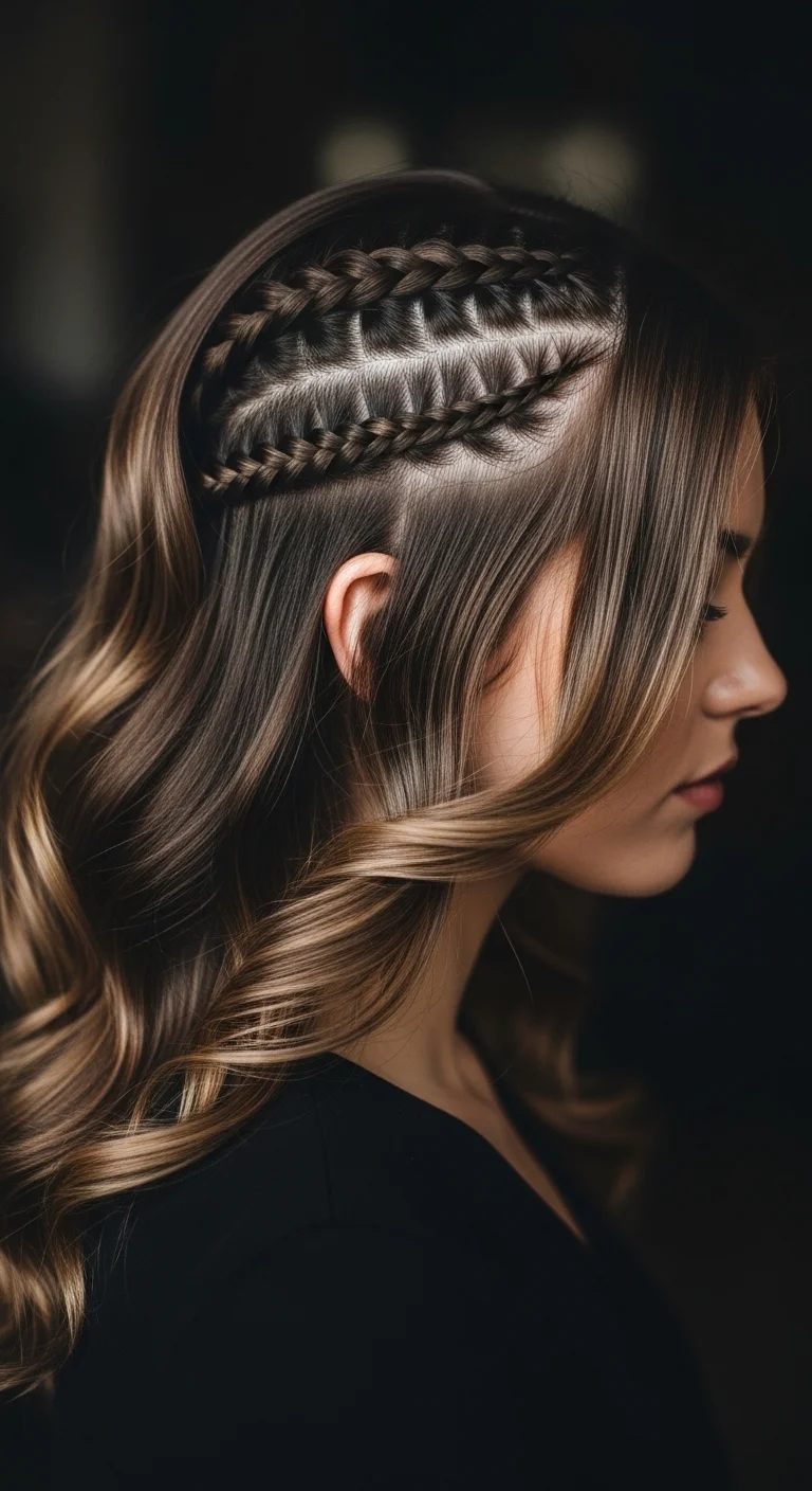 Zigzag Part Braids