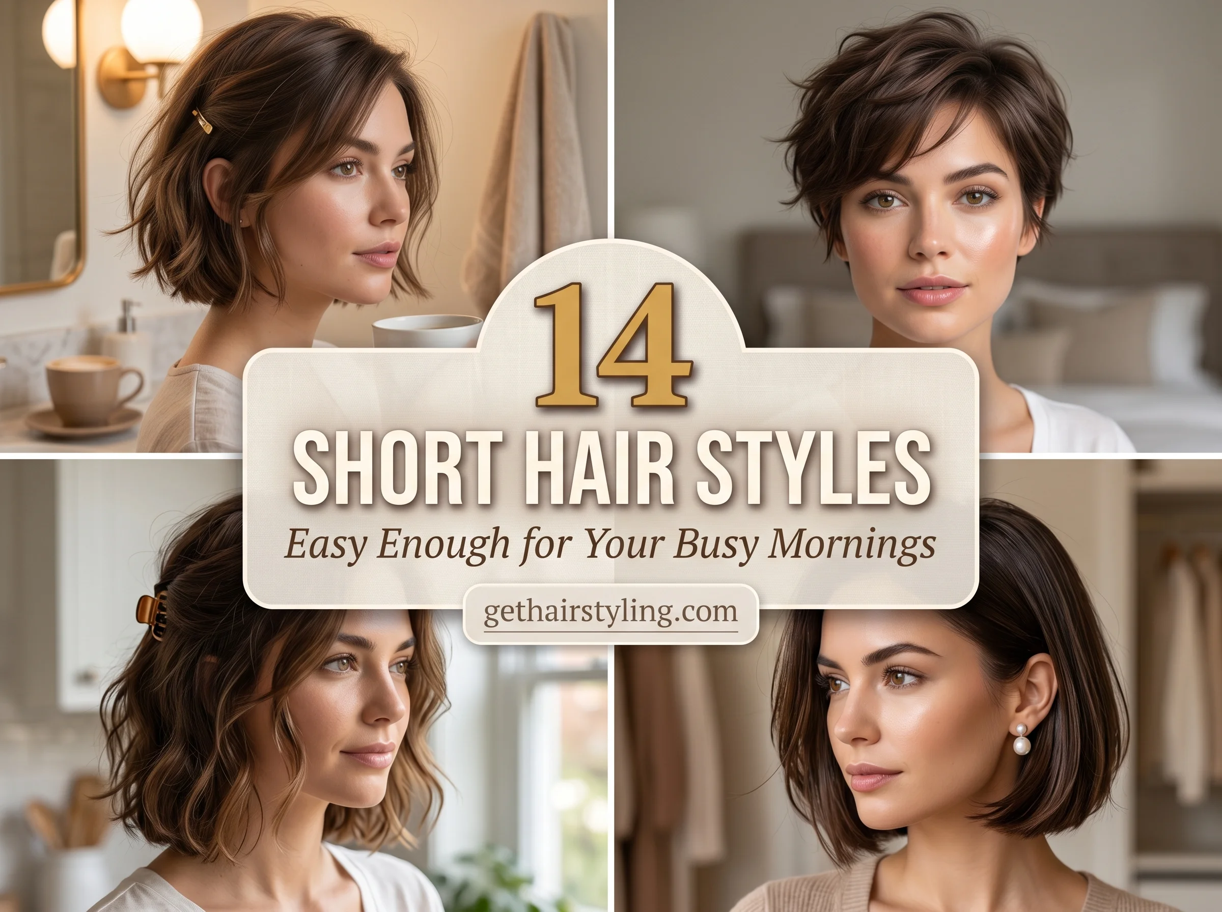 14 Short Hair Styles Easy Enough for Your Busy Mornings
