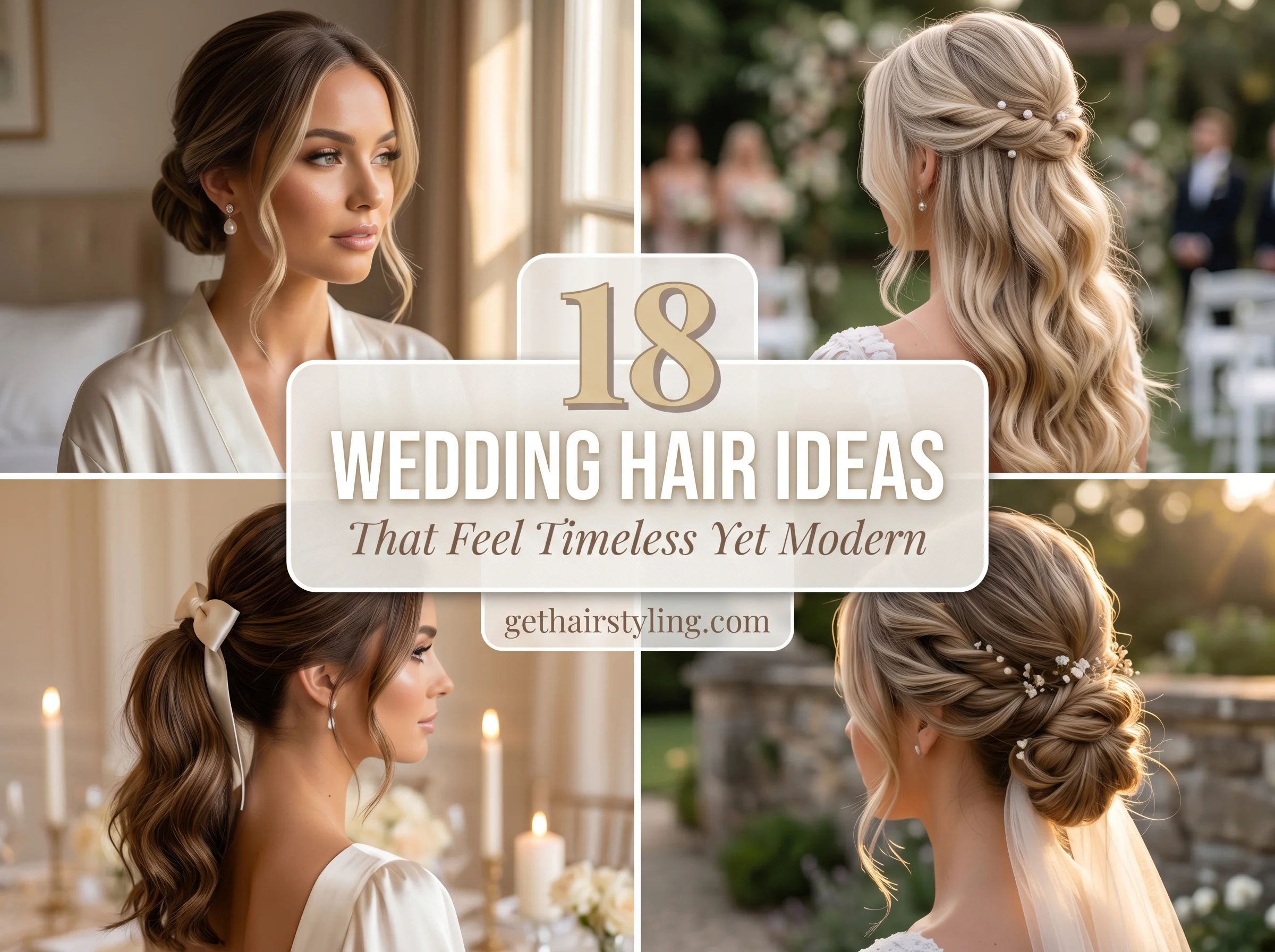 18 Wedding Hair Ideas That Feel Timeless Yet Modern