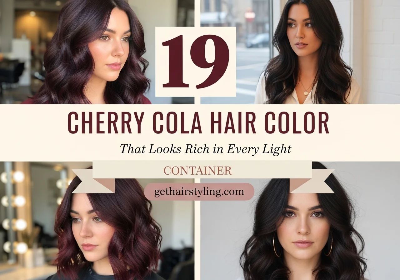 19 Cherry Cola Hair Color That Looks Rich in Every Light