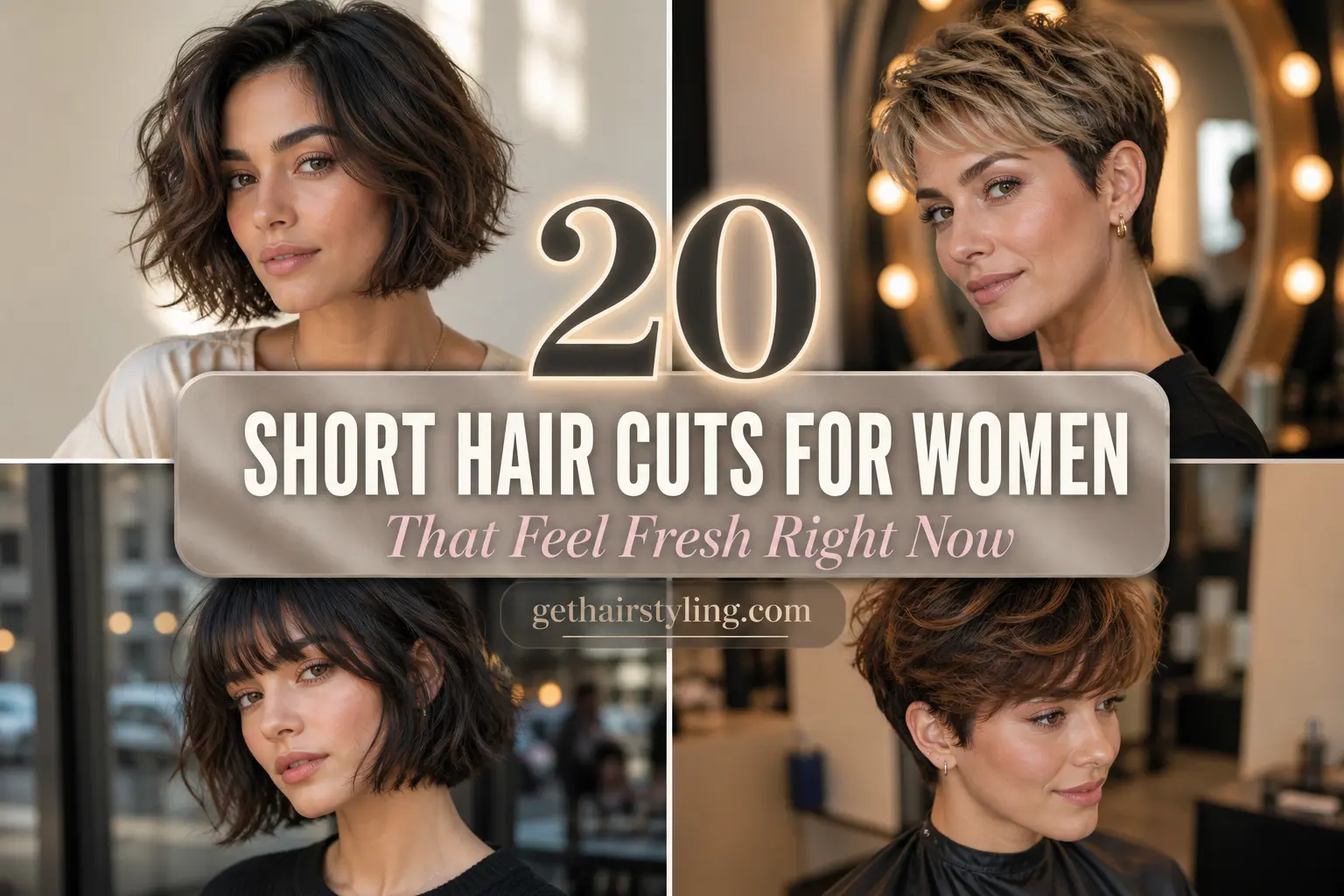 20 Short Hair Cuts for Women That Feel Fresh Right Now