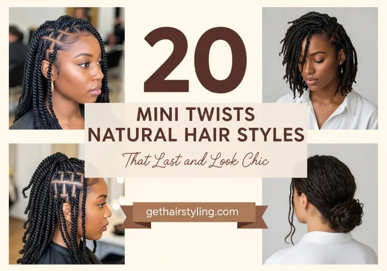 20 Mini Twists Natural Hair Styles That Last and Look Chic