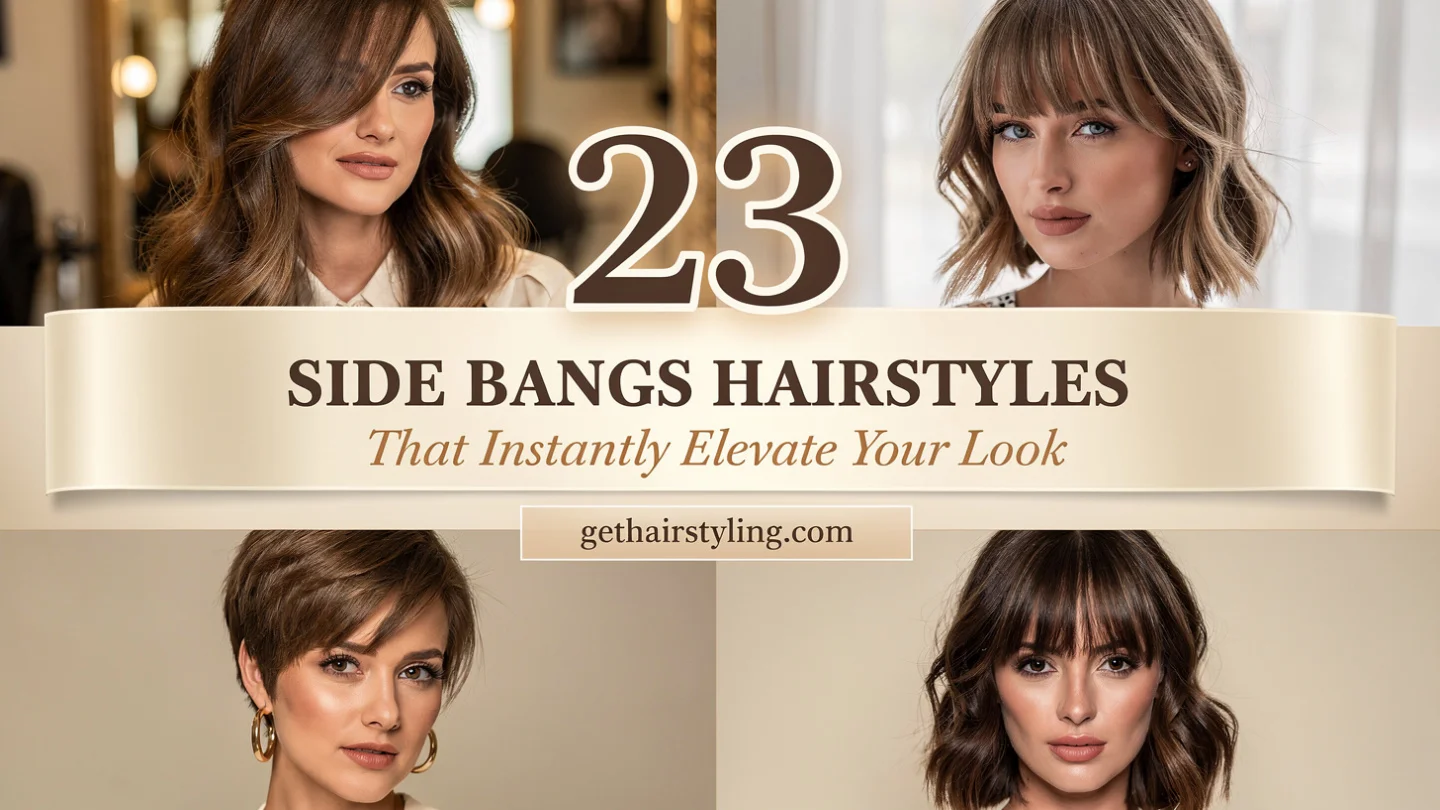 23 Side Bangs Hairstyles That Instantly Elevate Your Look