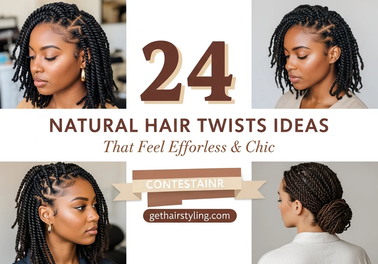 24 Natural Hair Twists Ideas That Feel Effortless & Chic