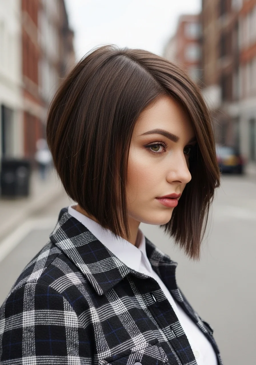 Angled Bob Cut