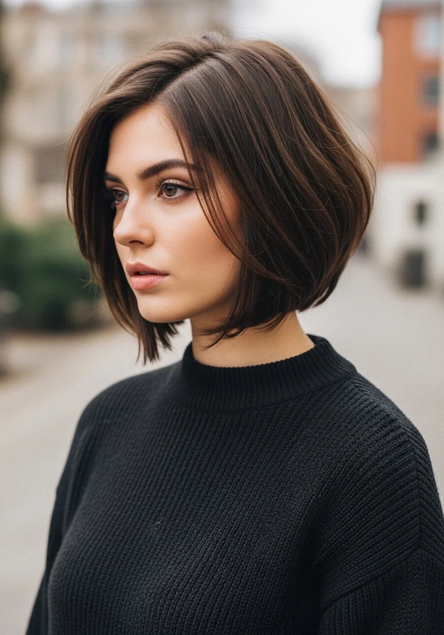 Asymmetrical Bob Cut