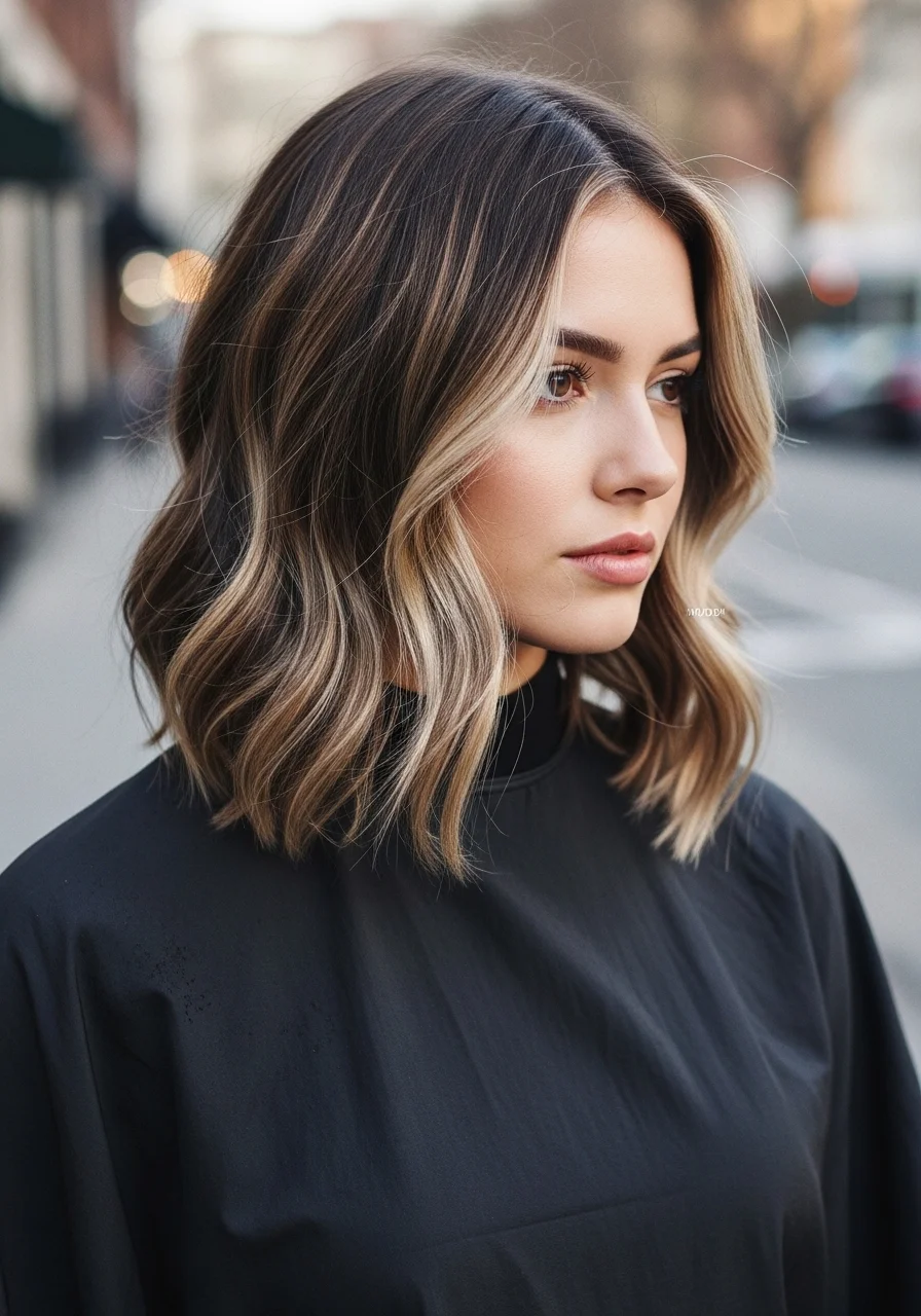 Icy Brunette Contrast