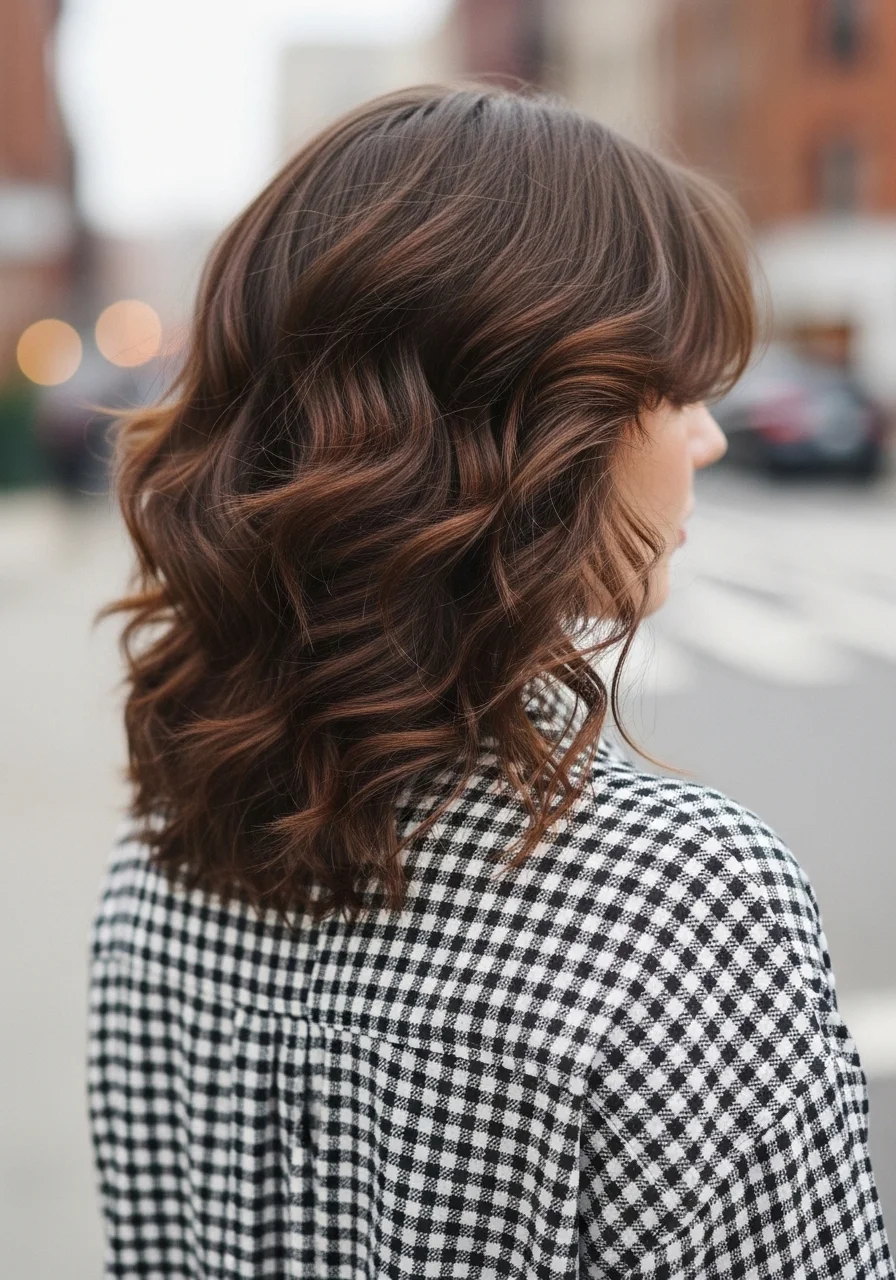 Layered Cut with Soft Curls