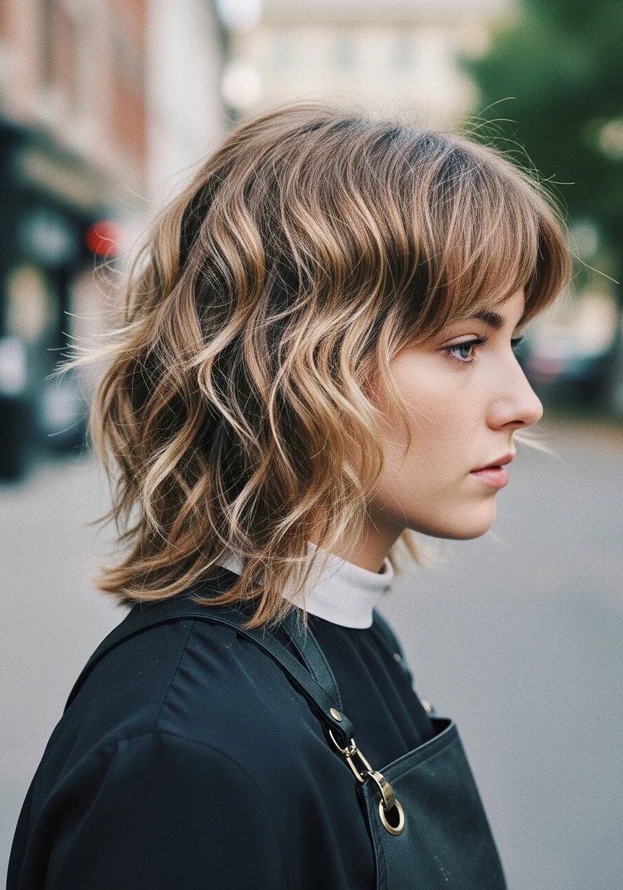 Layered Wolf Cut with Soft Volume