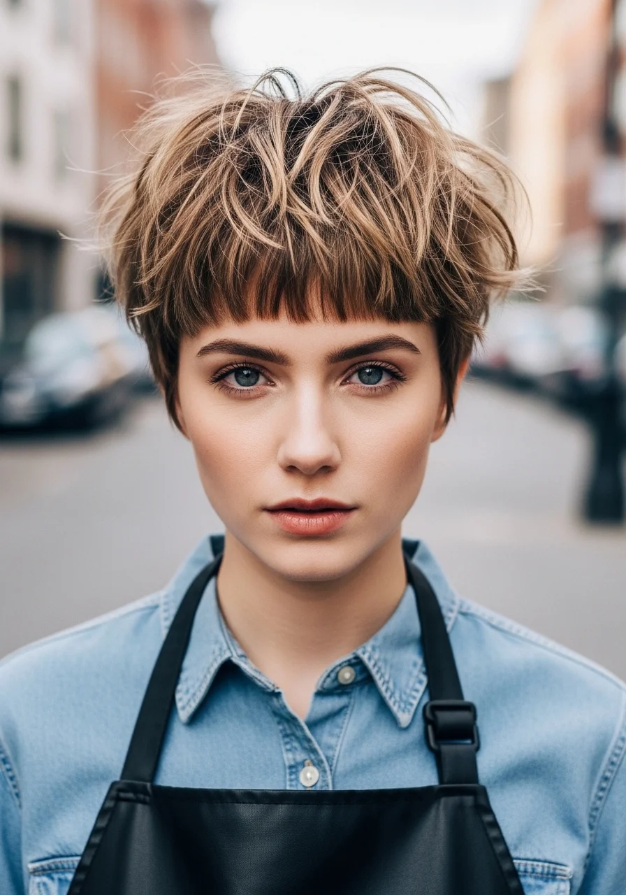 Messy Pixie Cut