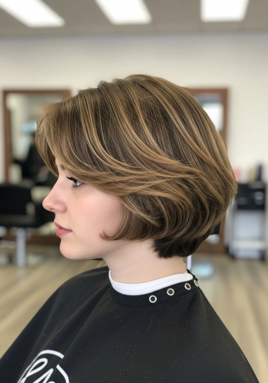 Short Hair Ideas Layered Flip Ends