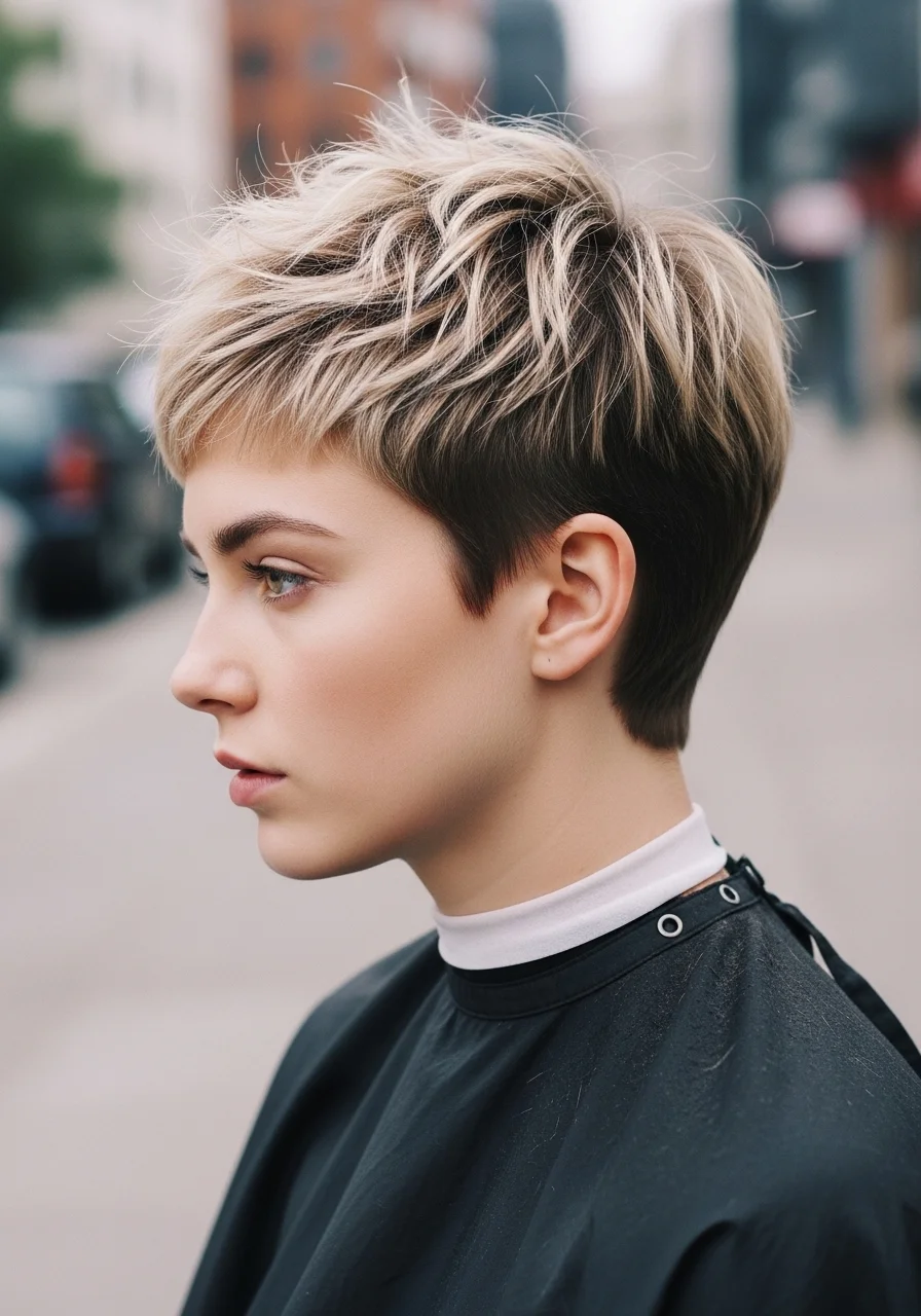 Short Razor Cut