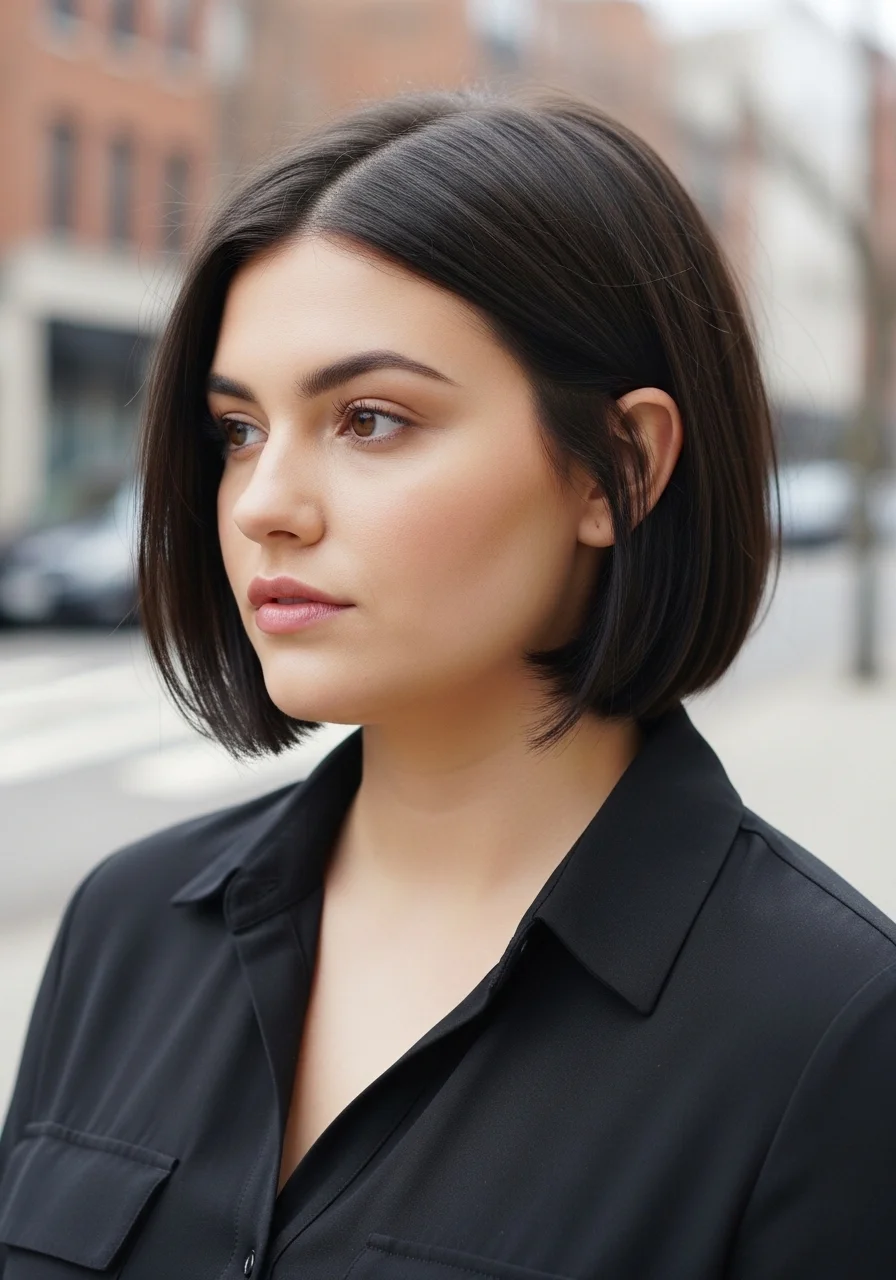 Sleek Ear-Length Bob