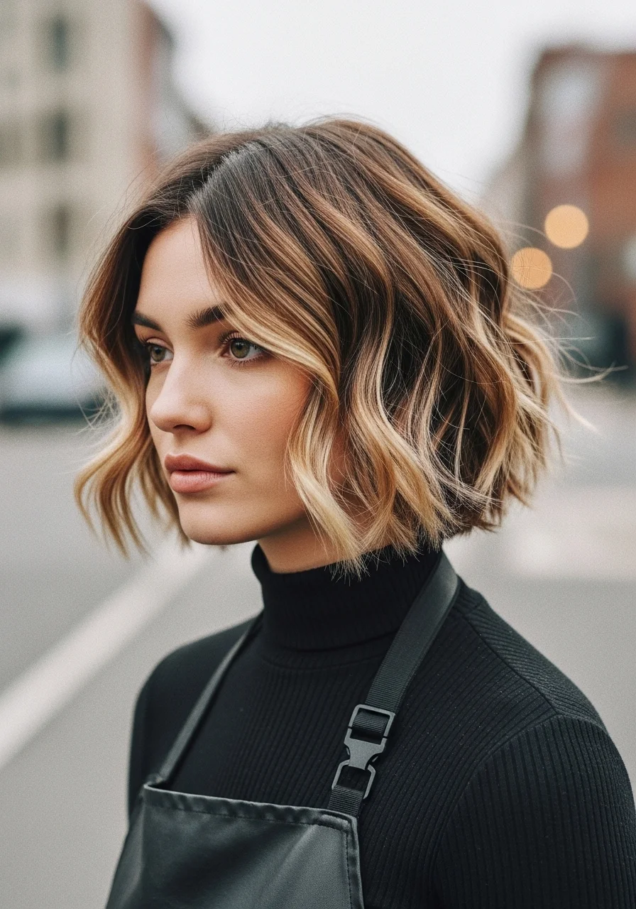 Wavy Short Bob