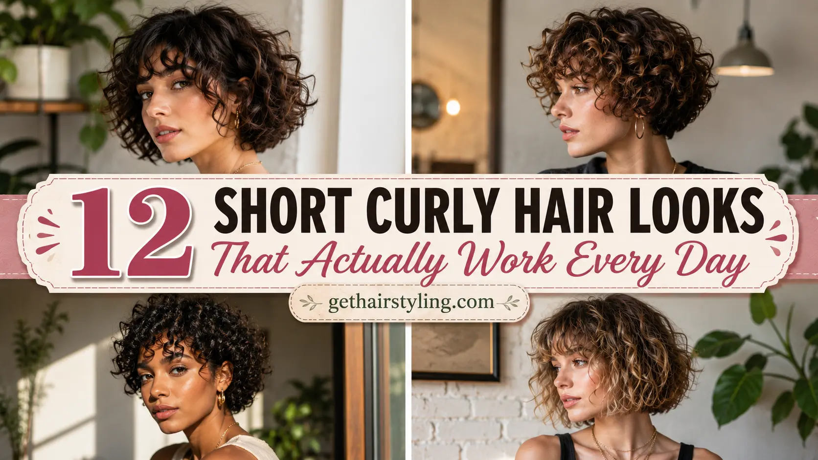 12 Short Curly Hair Looks That Actually Work Every Day