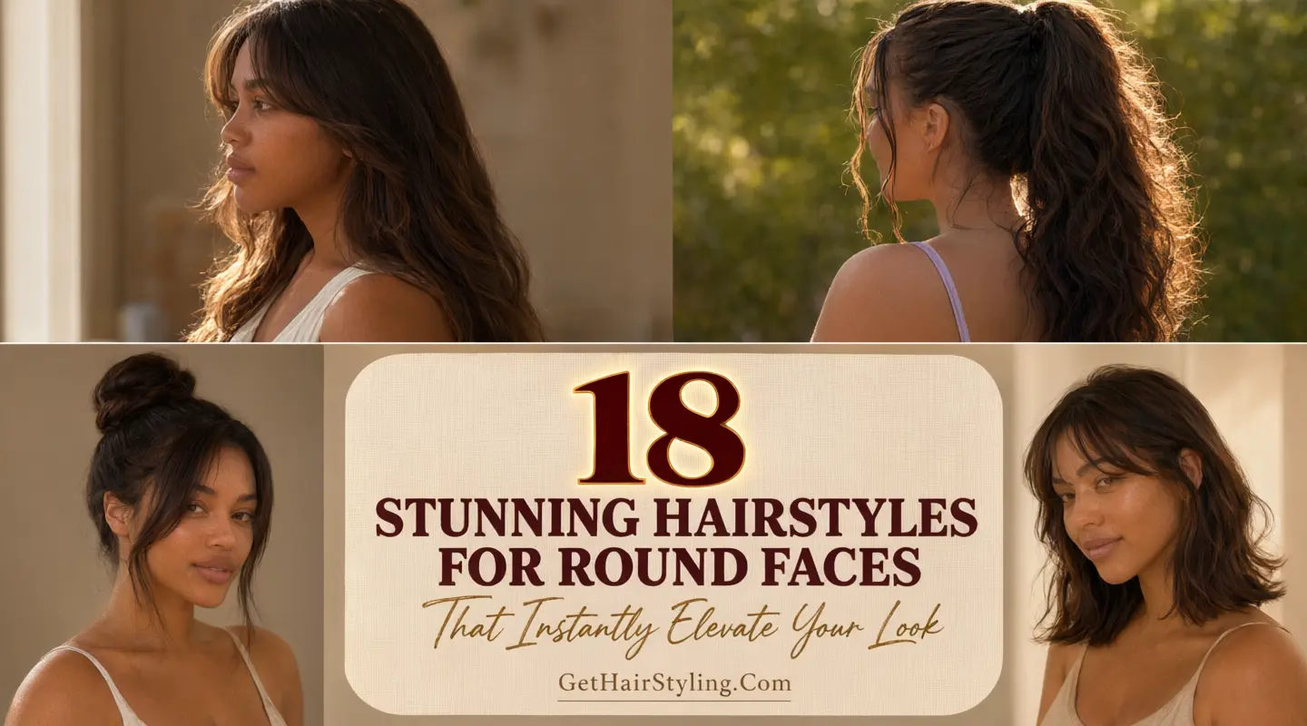 18 Stunning Hairstyles for Round Faces That Instantly Elevate Your Look