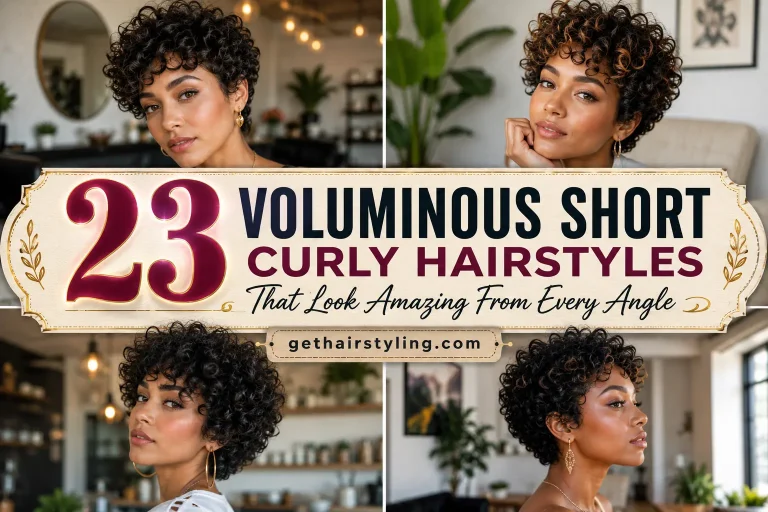 23 Voluminous Short Curly Hairstyles That Look Amazing From Every Angle