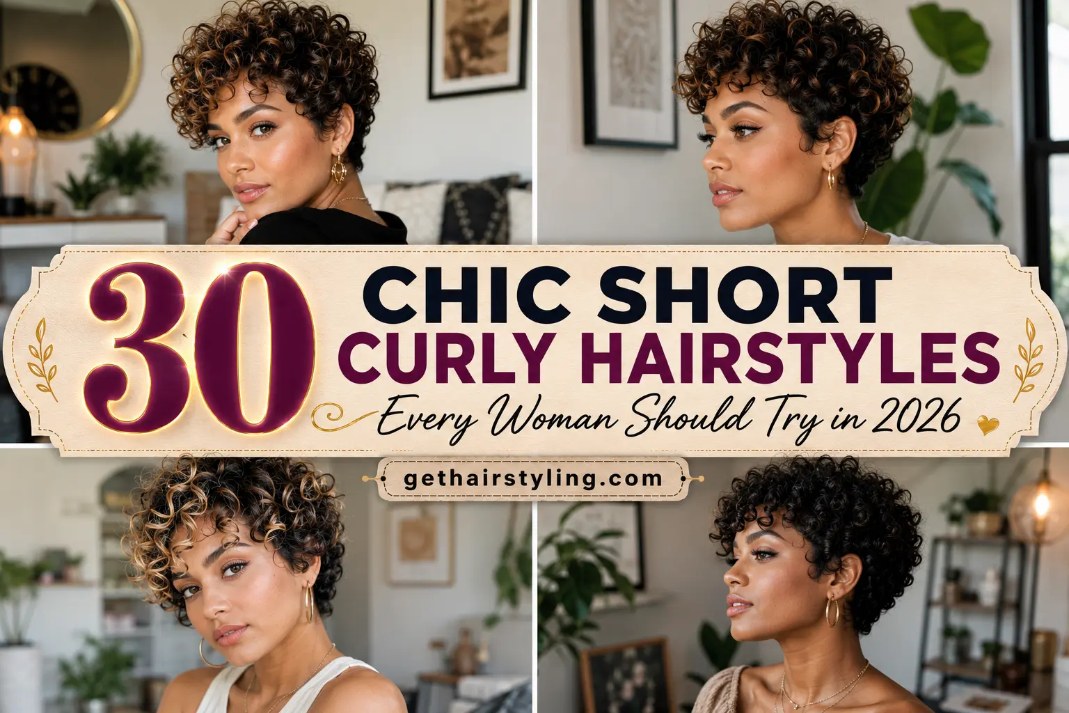 30 Chic Short Curly Hairstyles Every Woman Should Try in 2026