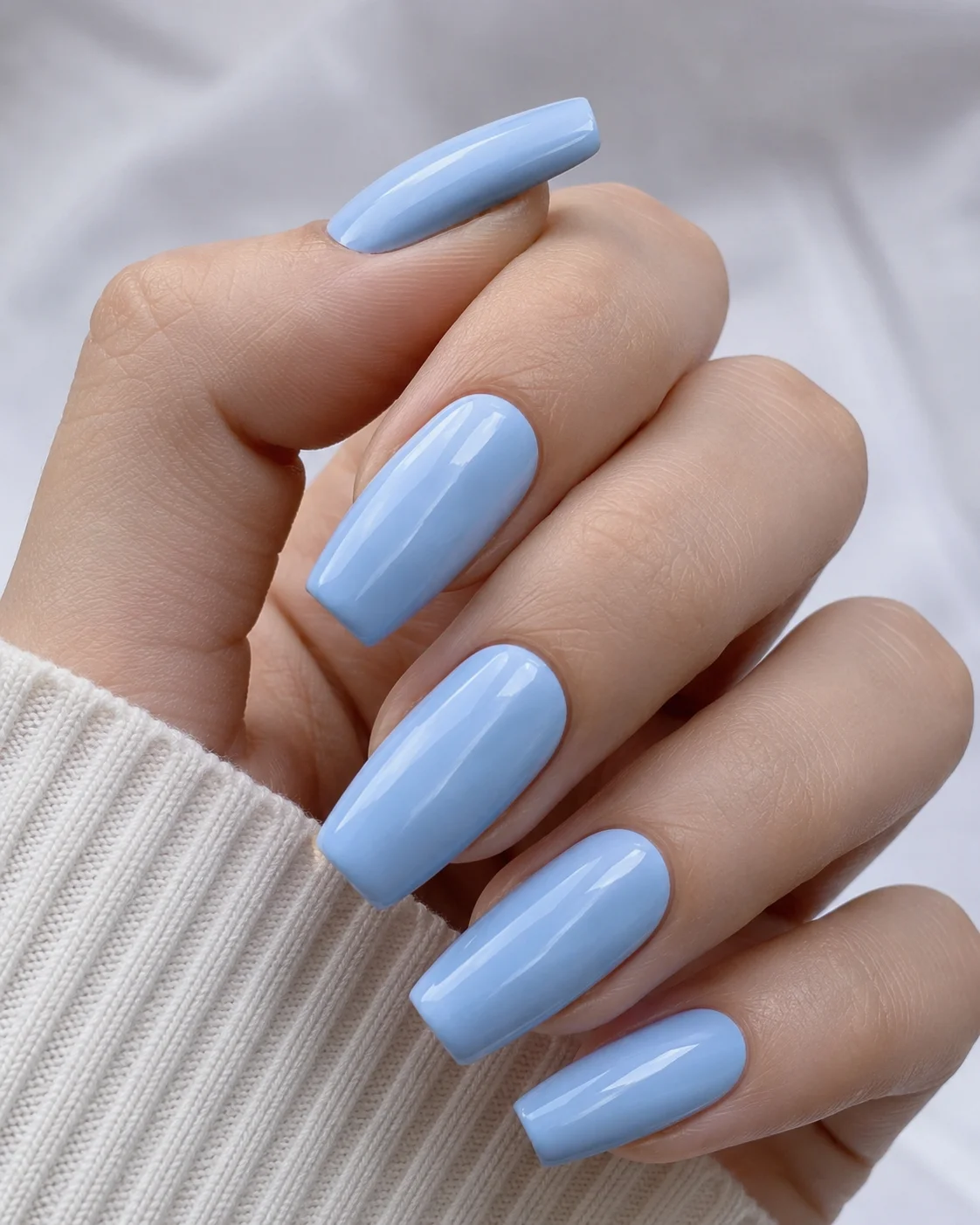 Baby Blue Glossy Solid